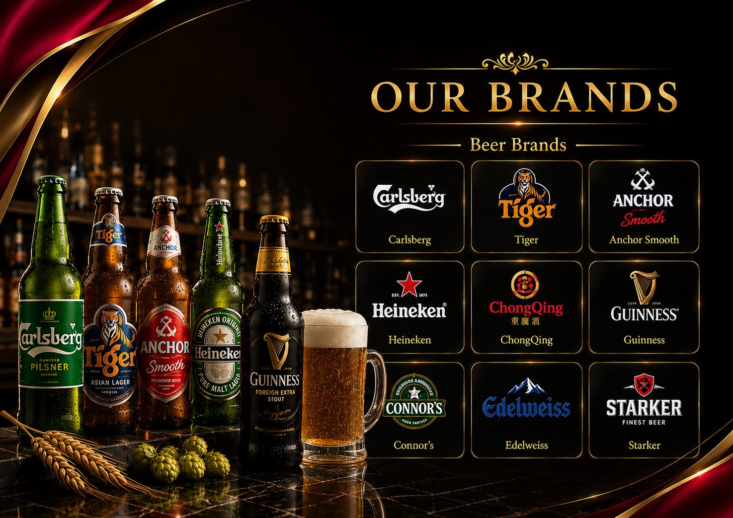 International beer brands